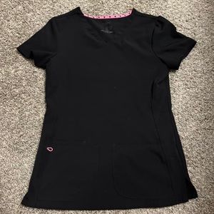 XS HeartSoul Black Srubs